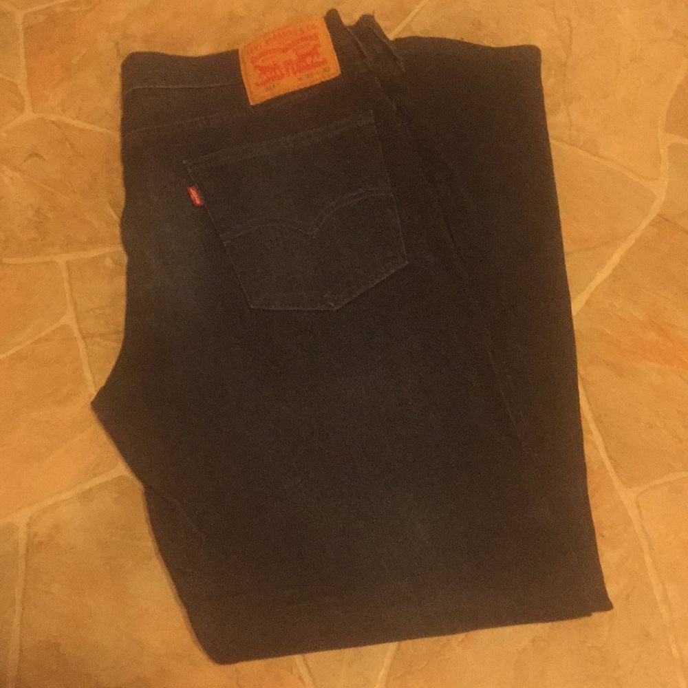 Mens Levi’s Dark Blue 514 Jean Pant